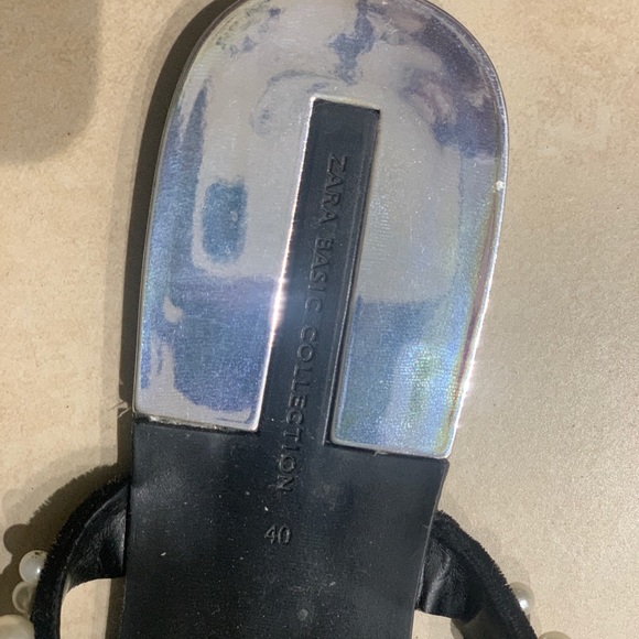 Zara Velvet Pearl Sandals - Picture 8 of 10